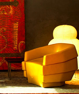 Fauteuil Rift Moroso. Claude Cartier décoration architecte d'intérieur à Lyon.