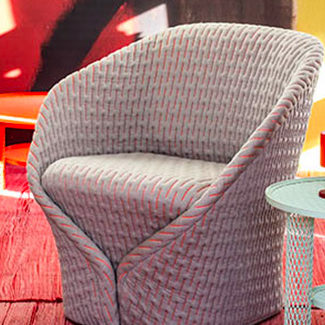 Claude Cartier décoration et architecte d'intérieur à Lyon. Fauteuil Talma MOROSO