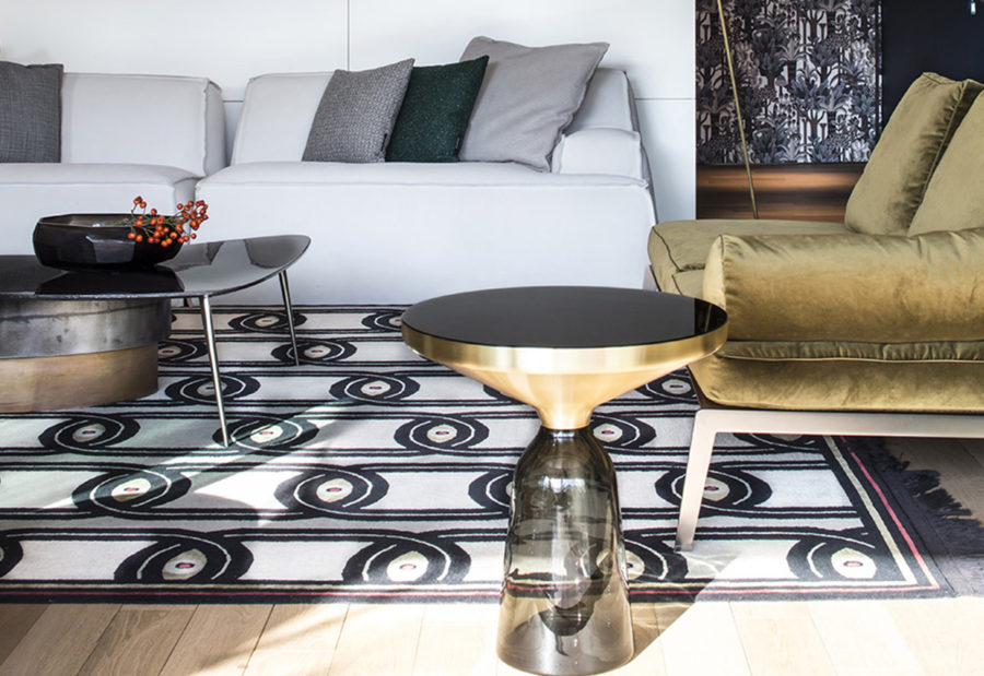 Collection Claude Cartier décoration architecte d'intérieur à Lyon. Table basse Bell Classicon