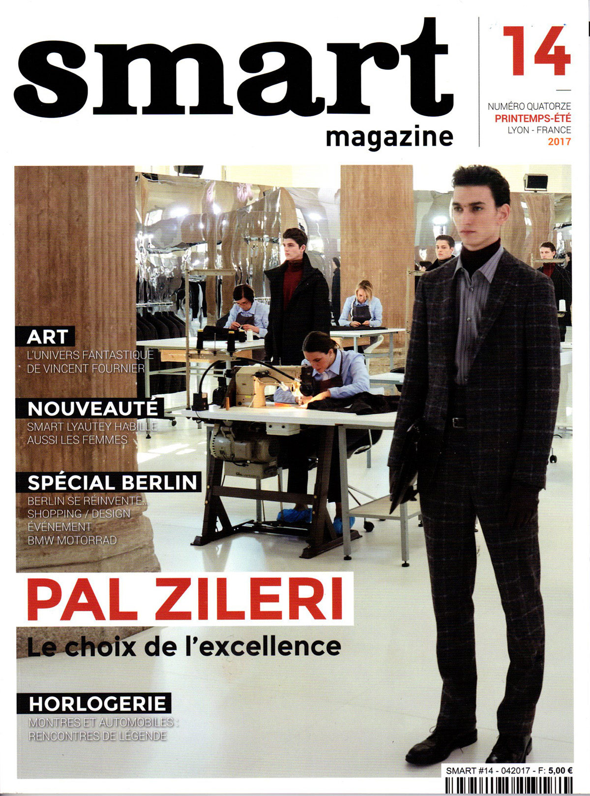 Parution presse Smart Magazine 2017 Claude Cartier décoration architecte d'intérieur à Lyon.